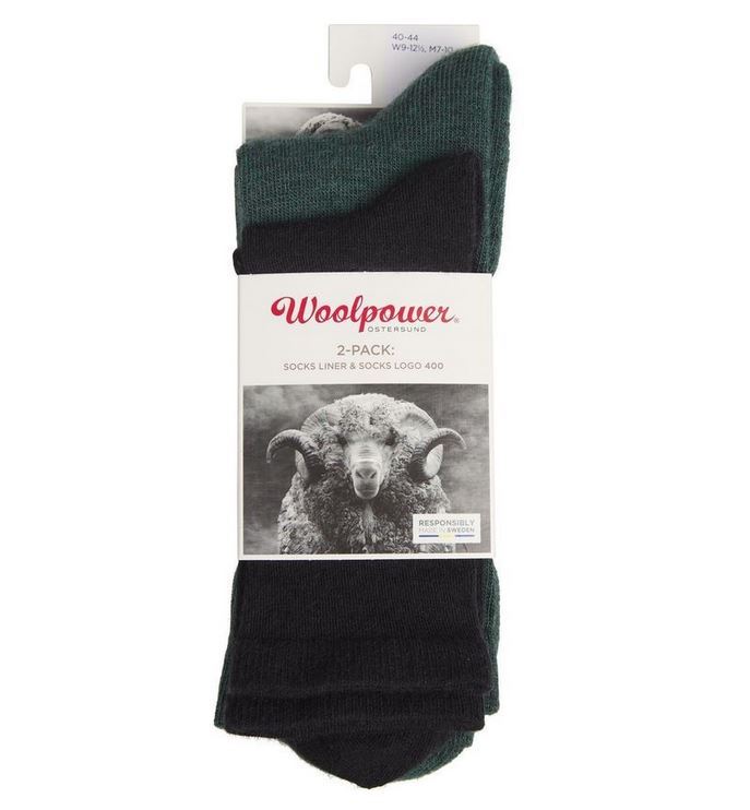 Woolpower wandelsokken 2-pack Sok